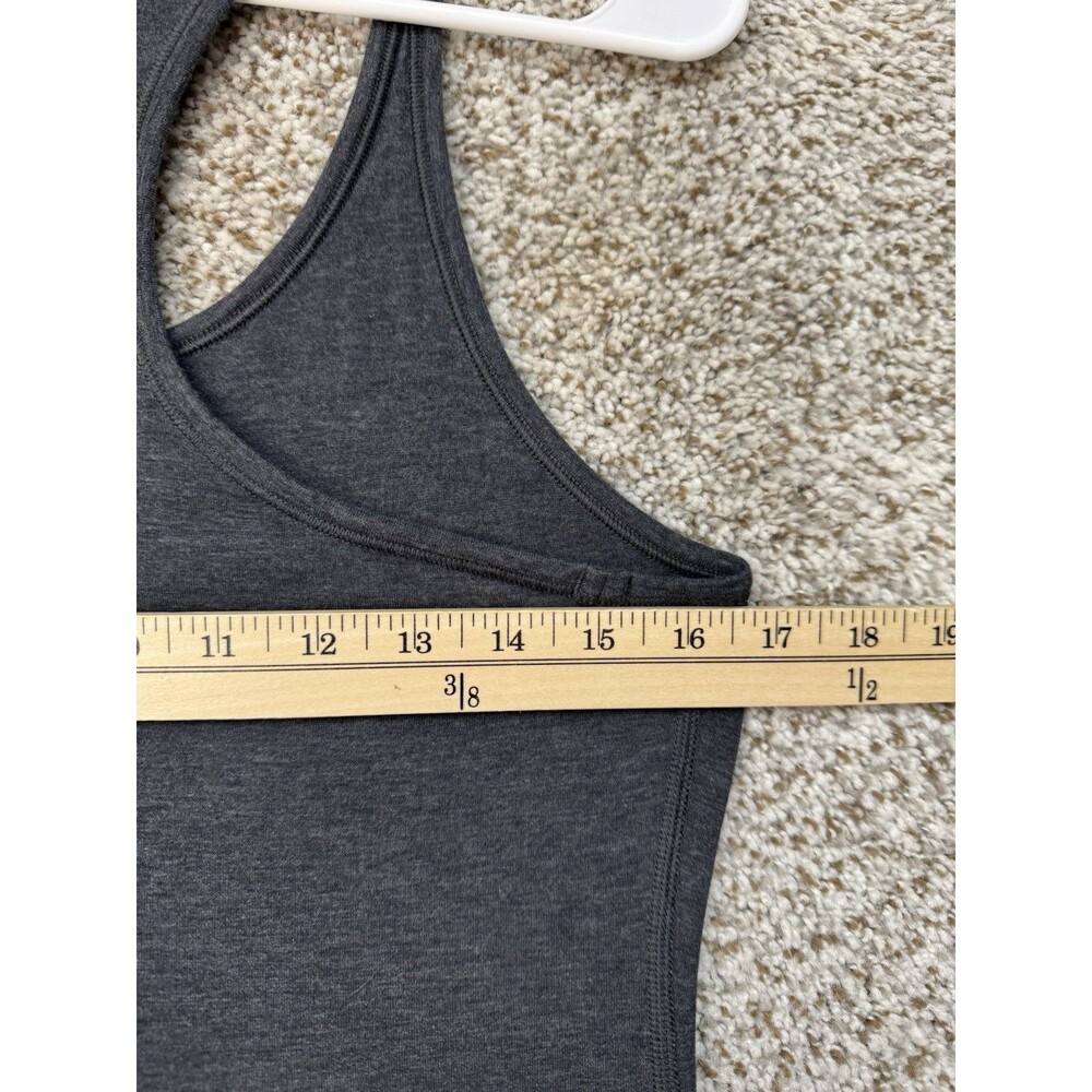 Lululemon Refresh Racerback Tank Maxi Dress ll Women's 6 Small Heather Gray Slit - Picture 8 of 14